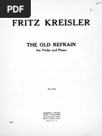 Old Refrain (Violin y Piano) PDF