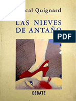 Quignard, Pascal - Las Nieves de Antaño