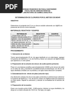 Guía Determinación de Cloruros y Estandarización