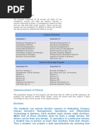 ICFAI Course Structure