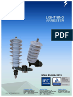 Lightning Arrester: SPLN D5.006: 2013