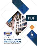 Guia de Autoevaluación Institucional - Rev Mar 5 2018