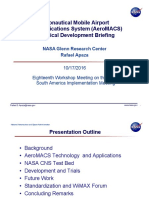 Aeronautical Mobile Airport Communications System (Aeromacs) Technical Development Briefing