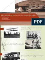 1.2 Breve Historia de La Aviacion y Del Desarrollo Del Transporte Aereo