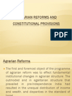 Agrarian Reforms and Constitutional Provisons PDF