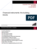 Financial Instruments: The Building Blocks: Corporate Financial Strategy 4th Edition DR Ruth Bender