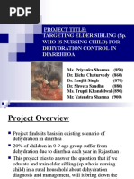 Project Title: Targeting Elder Sibling (Sp. Who Is Nursing Child) For Dehydration Control in Diarrheoa