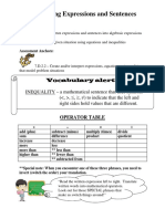 Notes - Translating Expressions and Sentences PDF