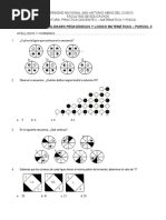 Prueba de Habilidades Lógico Matemáticas Segunda Parcial