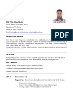 Md. Touhidul Islam: Professional Profile