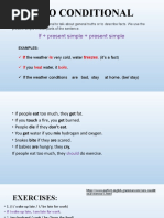 Zero Conditional: If + Present Simple + Present Simple