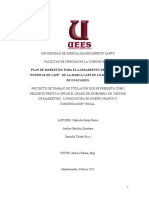 Plan de Marketing Cafe de Loja PDF