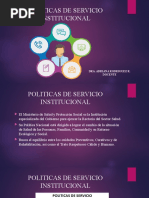 Politicas de Servicio Institucional