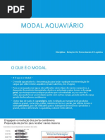 Modal Aquaviário PDF