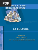 Cultura Y Clima Organizacional