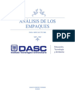 Analisis de Los Empaques