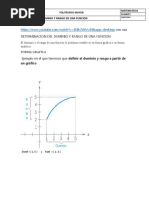 Dominio y Rango (Grafica y Analitico)