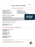 Material Safety Data Sheet: 1. Chemical Product and Company Identification