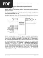 Design/Coding Exercise: Ethernet Management Interface (MDC/MDIO) Design