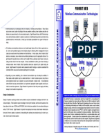 Product Data: Wireless Communication Technologies