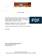 Carta Laboral Edilma