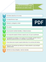 Semana 6 Decalogo de Acciones para Preservar Las Especies PDF