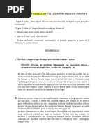 El Origen Del Castellano y La Literatura Medieval Española