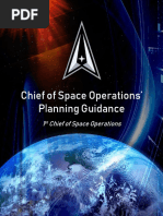 Chief of Space Operations' Planning Guidance