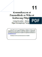 Komunikasyon at Pananaliksik MOD 2 PDF