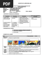 4 Sesión de Ciencia y Tecnología Sentidos