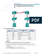 2.2.4.5 Lab - Configuring IPv6 Static and Default Routes