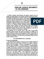 Las Narraciones Del Antiguo Testamento y Su Uso Adecuado