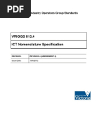 VRIOGS 013.4 ICT Nomenclature Specification