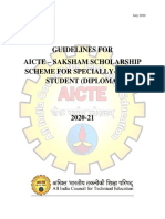 AICTE Saksham Scheme Guidelines - Diploma