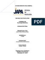 Trabajo Final de Evaluación de La Personalidad.