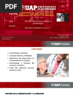 Reseña Historica de La Geriatria y Gerontologia