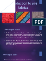 Introduction To Pile Fabrics