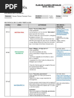 Plan de Clases 4 Anos YELLOW 79 Martes 0707