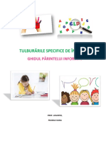 Tulburările Specifice de Învățare - Ghidul Părintelui Informat PDF