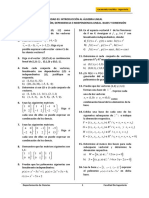 Hoja de Trabajo - 10 - Combinaciones Lineales PDF