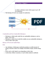 Combustion: Combustion and Flames Class 8 Notes - Chapter 6