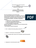 Module 1 Food Processing