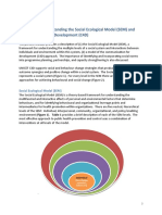 MODULE 1: Understanding The Social Ecological Model (SEM) and Communication For Development (C4D)