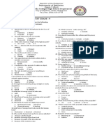 Summative Test Grade - 9: Direction: Read and Answer The Following Questions Carefully. Encircle Your Answer