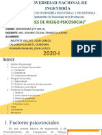 Factores Psicosociales - Grupo 5 - Ergonomía