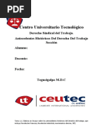 Antecedentes Históricos Del Derecho Del Trabajo