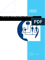 Tipos de Operaciones Unitarias