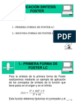 K - 1 Aplicacion Sintesis Por Foster PDF