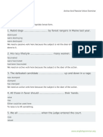 Active and Passive Voice Exercise - 2 PDF