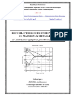 Fascicule de Problemes de Materiaux Metalliques